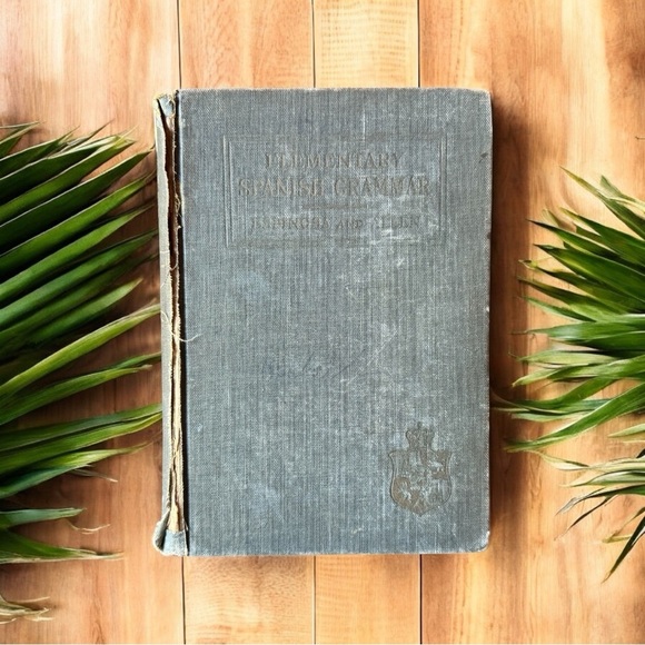 Vintage 1924 Elementary Spanish Grammar by Espinosa & Allen – Hardcover - Picture 1 of 13